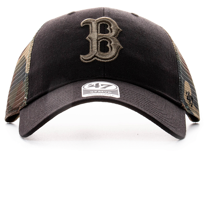 Бейсболка '47 Brand BACK SWITCH MVP Boston Red Sox B-BCKSW02CTP-BK BlackCamo