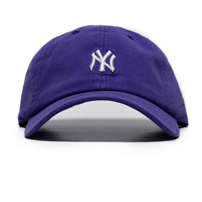 Бейсболка MLB NY фиолетовая/белое лого