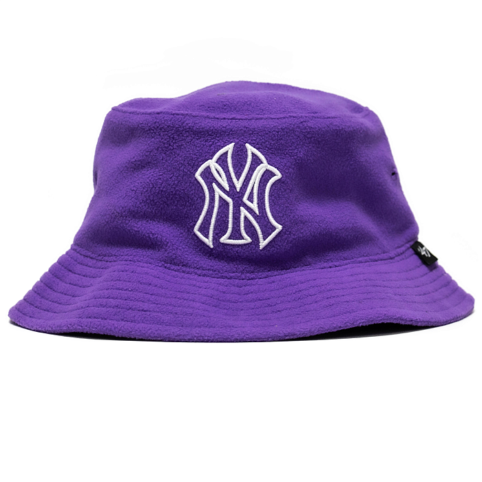 Панама '47 Brand FLEECE BUCKET New York Yankees B-FLCBK17PFF-BV Bright Purple