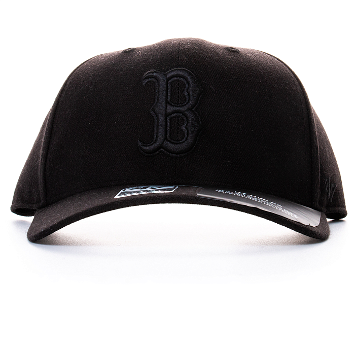 Бейсболка '47 Brand COLD ZONE MVP DP Boston Red Sox B-CLZOE02WBP-BKC BlackOnBlack