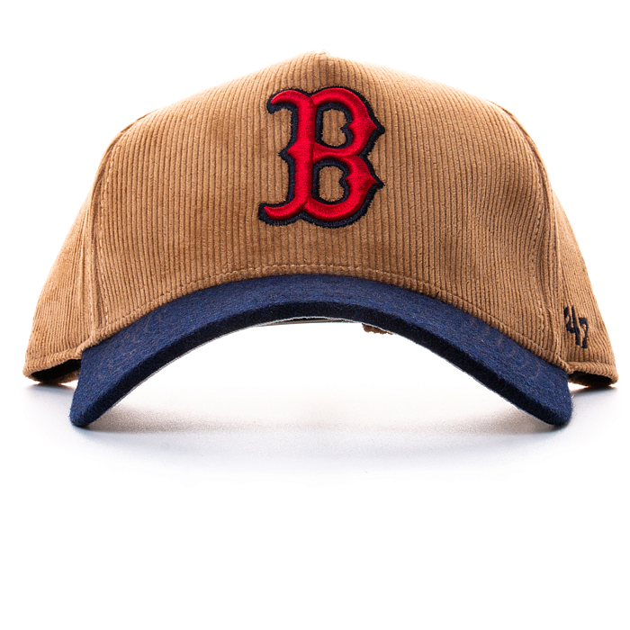 Бейсболка '47 Brand CORDUROY TWO TONE MVP DT Boston Red Sox B-CRDTT02TCP-KH Khaki
