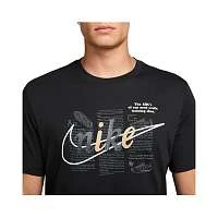 Футболка Nike IH1141-010 черная ABC